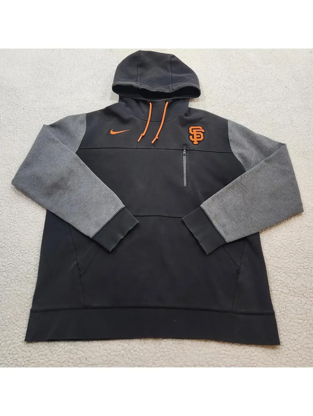 Vntg Nike San Francisco Giants Authentic Collection Performance Pullover Hoodie